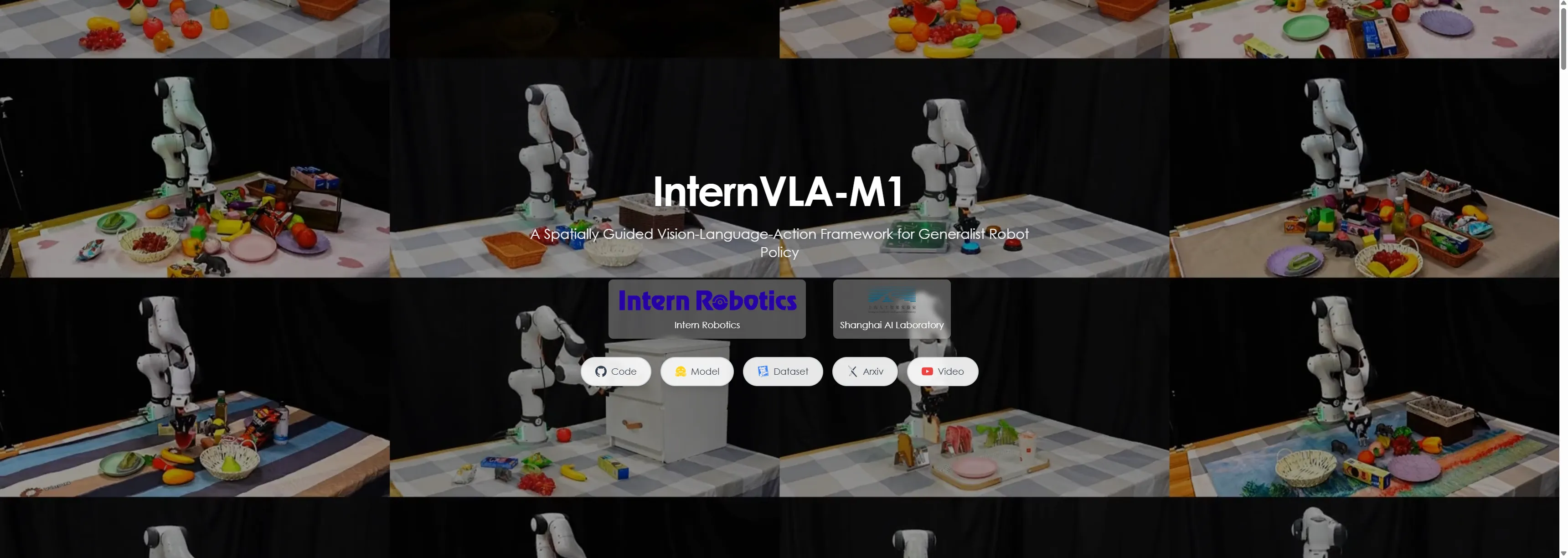 InternVLA-M1 的网页